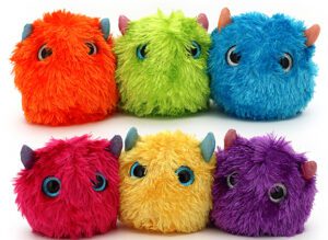 Plush Colours Monster Balls 14cm 6 Asst
