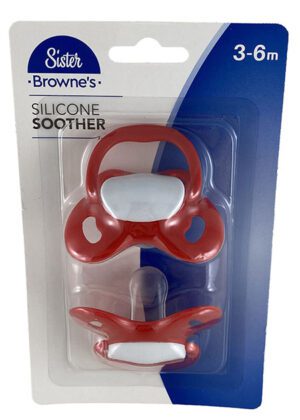 Sister Brownes Silicone Dummy 3-6 Months