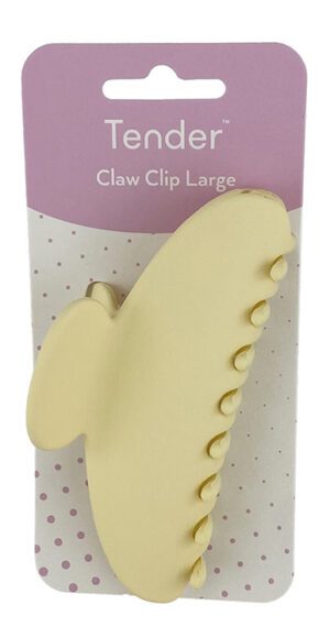 Tender Claw Clip Large Beige