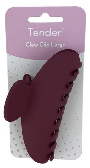 Tender Claw Clip Large Burgundy