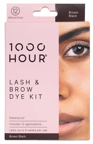 1000 Hour Brown/black Eyelash And Eyebrow Dye Kit