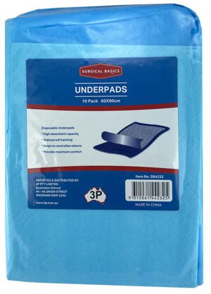 Surgical Basics Underpads 60x90cm 10pk