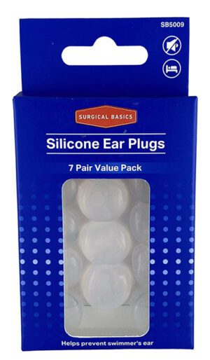 Surgical Basics Silicone Ear Plugs Nrr21 (7 Pair)