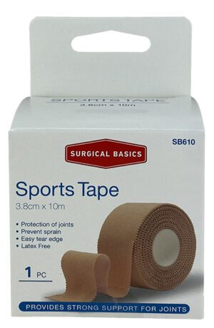 Surgical Basics Sports Tape Tan (3.8cm X 10m)