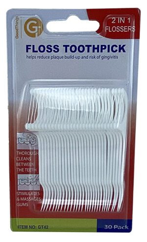 Goodthings Flosser Picks 30 Pack Display Of 12
