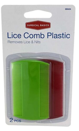 Surgical Basics Plastic Lice Combs 2 Pack