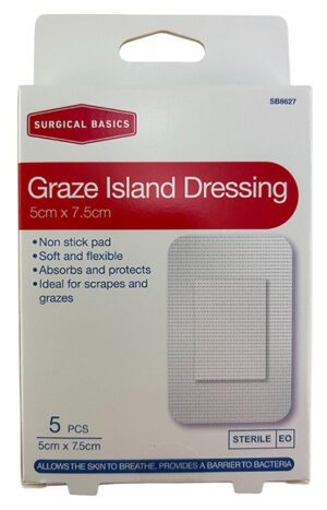 Graze Island Dressing 5pk 5 X 7.5cm