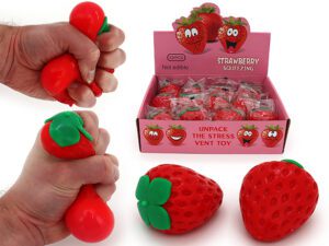 Squeeze Strawberry Display Of 12