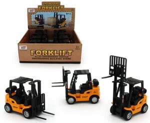 Pullback Forklift 3 Asst Display Of 8