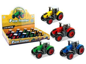 Pullback Tractor Display Of 12