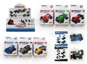 Mini Make Up Car Puzzle Display Of 12