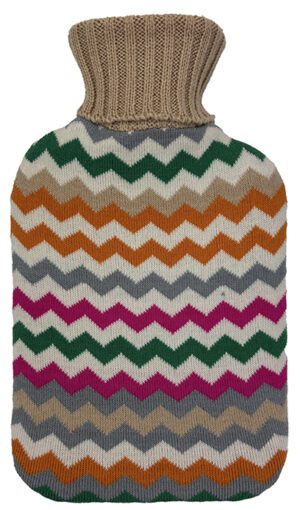 Hot Water Bottle Cover Ripple Knit - For 2l Bottle