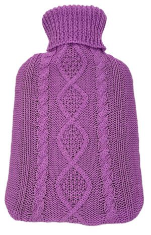 Hot Water Bottle Cover Knit Fuschia - For 2l Bottle