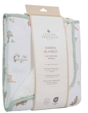 Sherpa Pram Blanket Austrliana 70x90cm