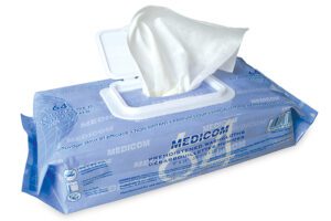 Bed Bath Wipes Aloe/lanolin 23x33cm 64pack