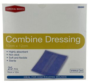 Surgical Basics Combine Dressing 10x12cm Display Of 25