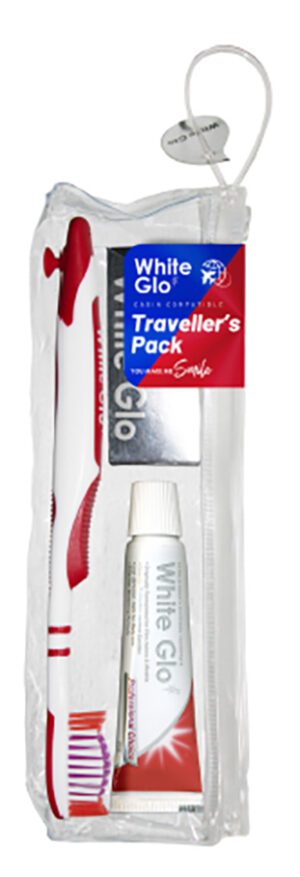 Travel White Glo Toothbrush Toothpaste