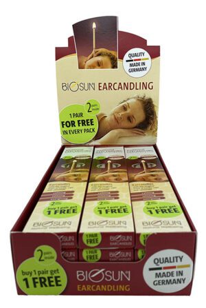 Biosun Ear Candles Display Of 12 Pair