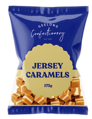 Geelong Confectionery Jersey Caramels 175g