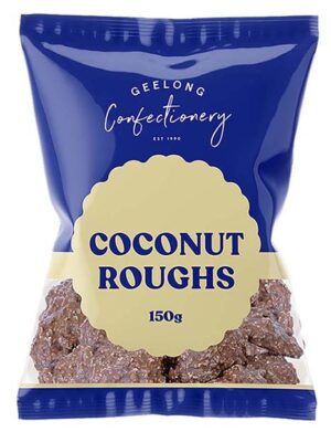 Geelong Confectionery Coconut Roughs 150g