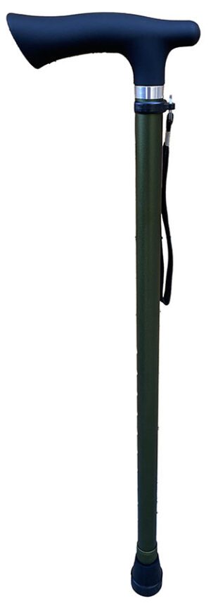 Surgical Basics Walking Stick Matte Green Adj 72-95cm With Strap