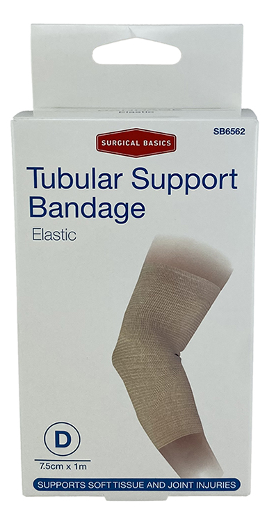 Surgical Basics Tubular Bandage Size D (7.5cm X 1m)