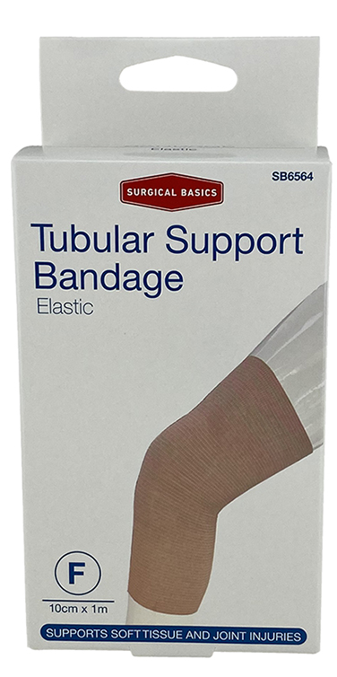 Surgical Basics Tubular Bandage Size F (10cm X 1m)