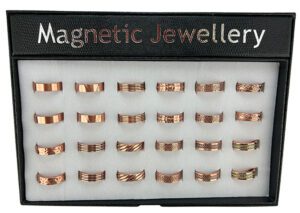 Magnetic Copper Rings 12 Design Display Of 24