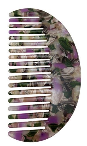 Tender Half Moon Comb Dark Marble 12cm 6 Pack