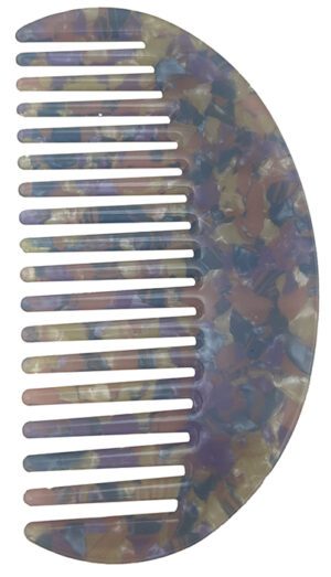 Tender Half Moon Comb Light Marble 12cm 6 Pack