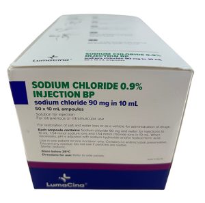 Sodium Chloride 10ml Inject Ampoule 50 Pack